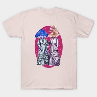 Victorian Mushroom Ladies T-Shirt